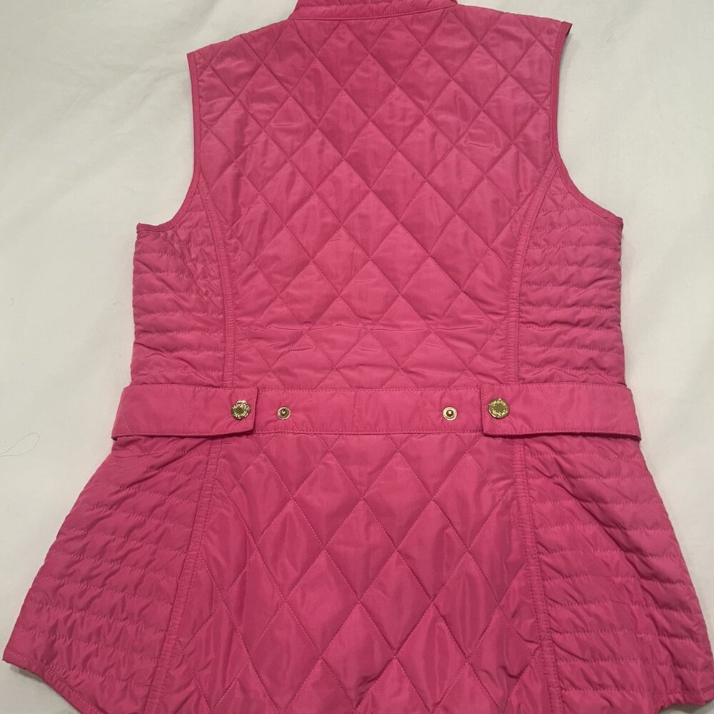 Lilly Pulitzer Lightweight Pink Puffer Vest XS